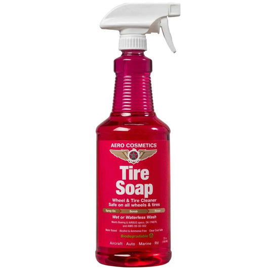 Tire Soap 32 Fl. oz - Tire Dirt, Oil Residue Remover Wash Wax ALL