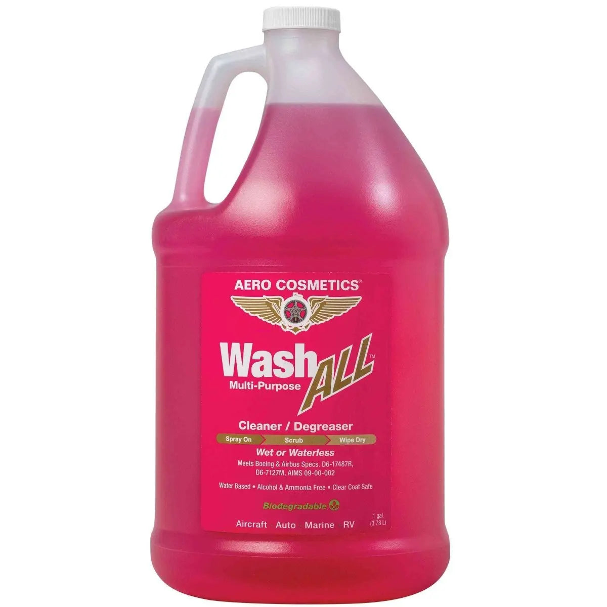 Wash ALL 1 Gallon - Multi-Purpose Cleaner and Degreaser Wash Wax ALL