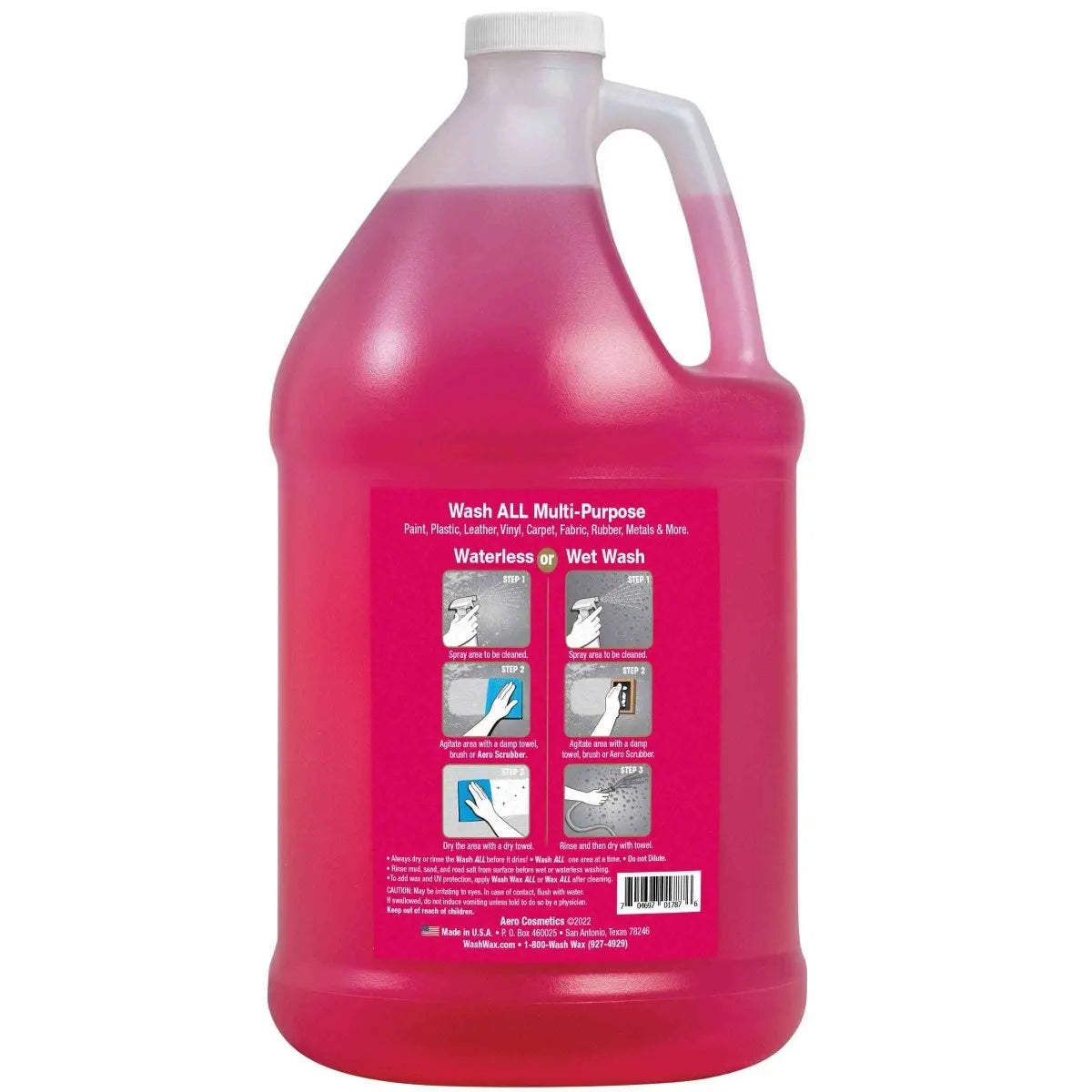 Wash ALL 1 Gallon - Multi-Purpose Cleaner and Degreaser Wash Wax ALL