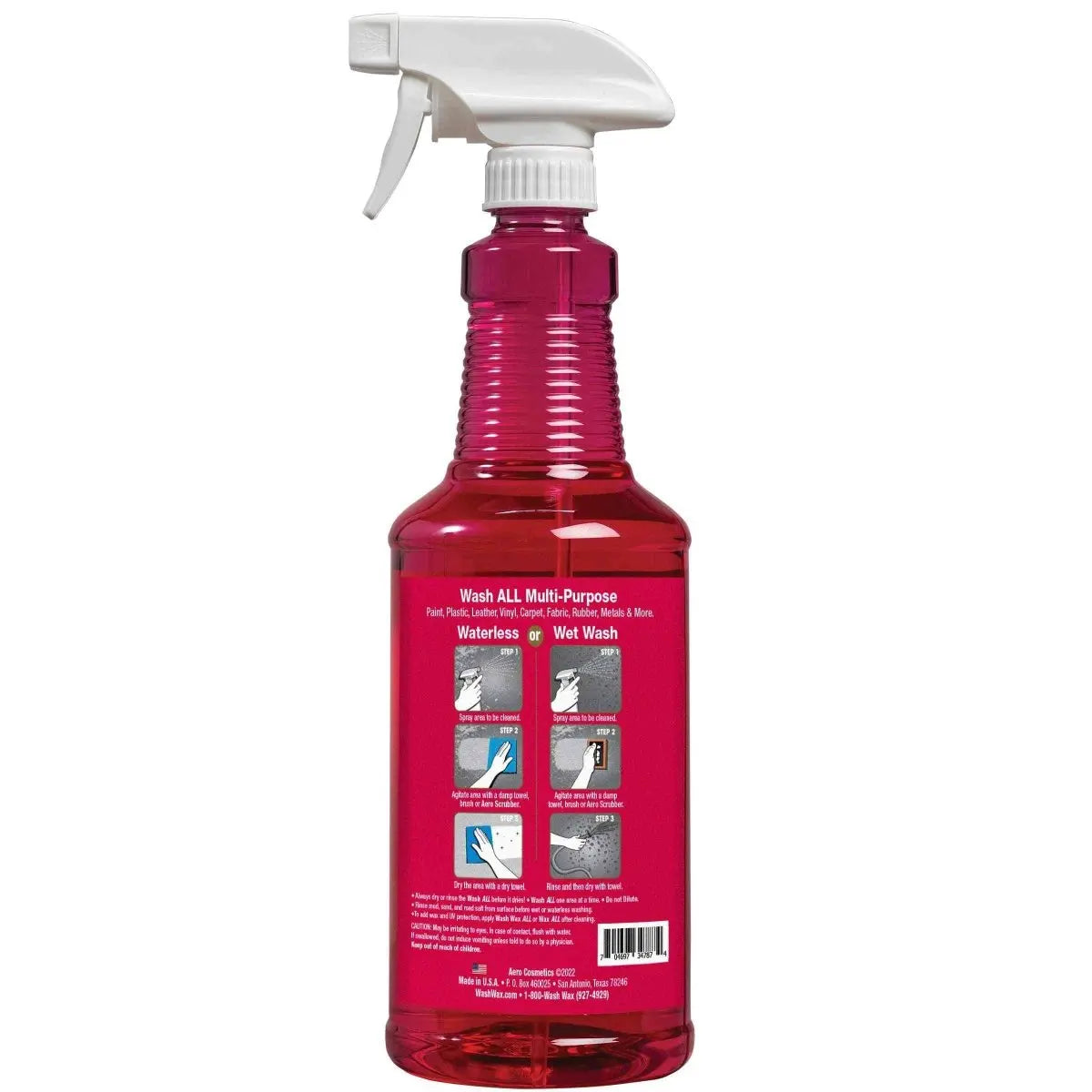 Wash All 32 Fl. oz - Multi-Purpose Cleaner and Degreaser Wash Wax ALL