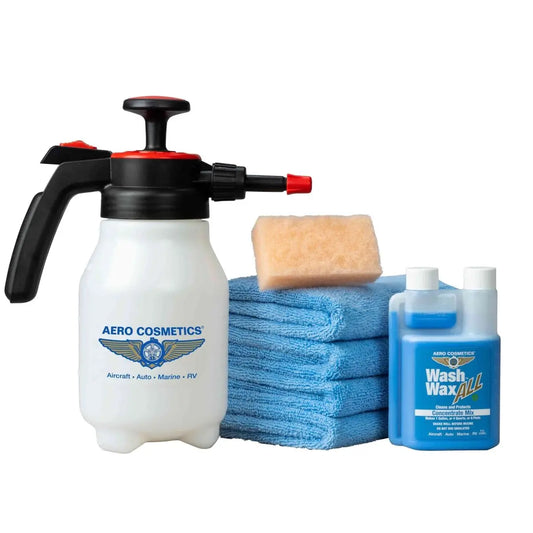 Wash Wax ALL 8oz Concentrate Kit w/ Full Function Pressure Atomizer & Pump Sprayer Wash Wax ALL