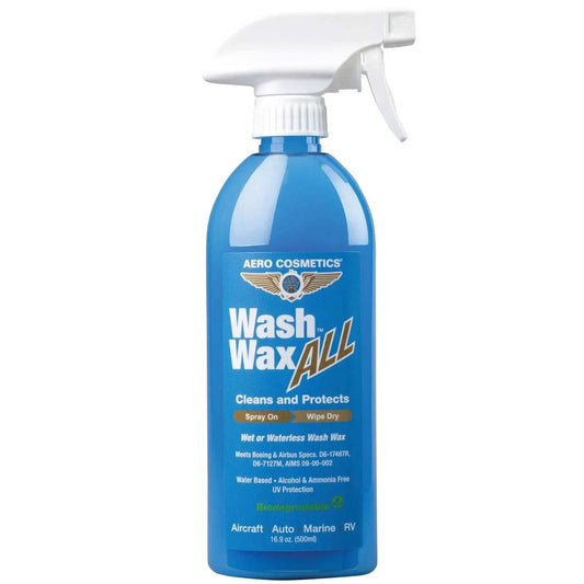 Wash Wax ALL™ 16.9 Fl. oz - Waterless Wash Cleaner and Protectant Wash Wax ALL