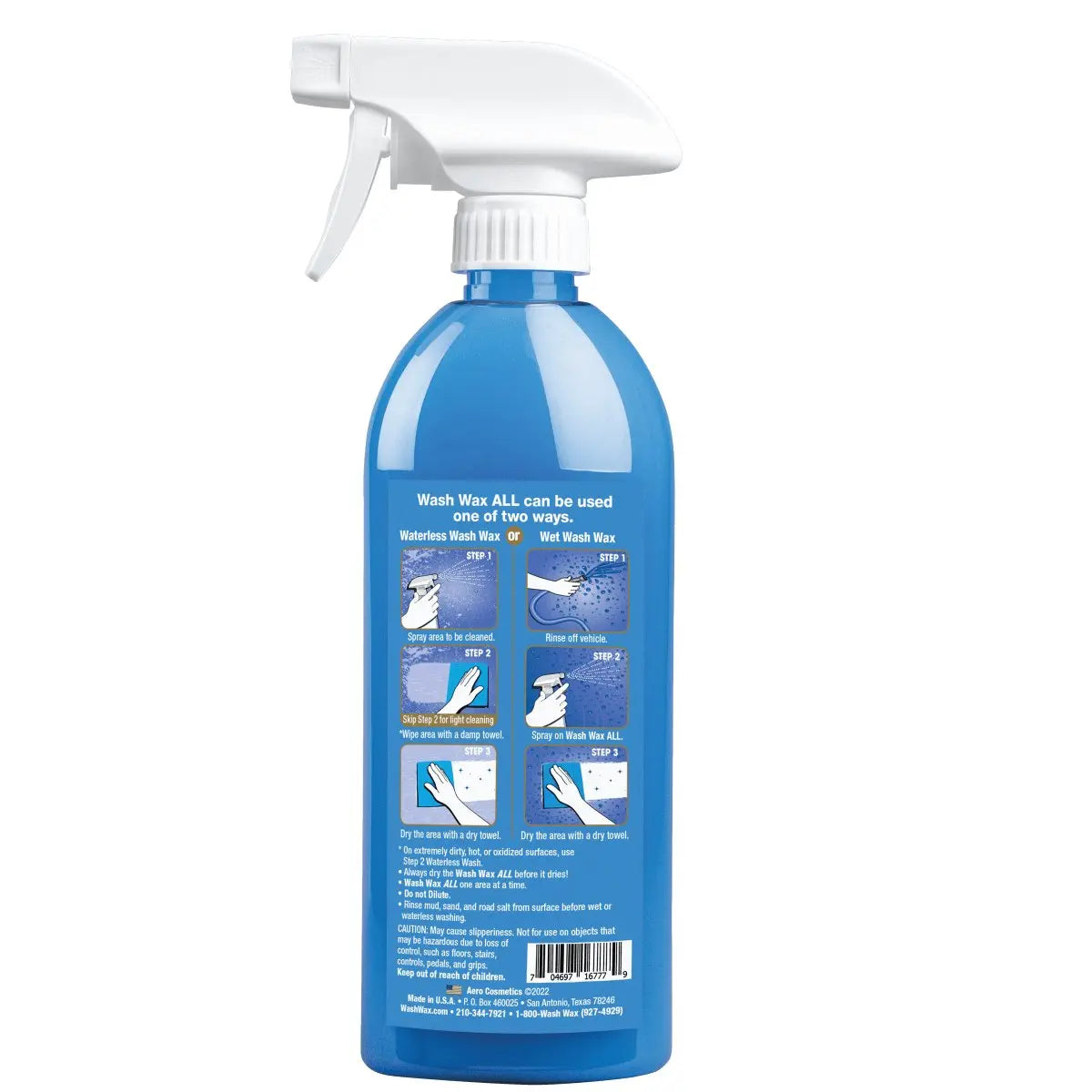 Wash Wax ALL™ 16.9 Fl. oz - Waterless Wash Cleaner and Protectant Wash Wax ALL