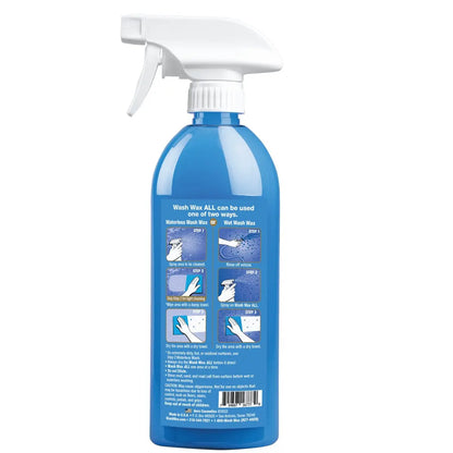 Wash Wax ALL™ 16.9 Fl. oz - Waterless Wash Cleaner and Protectant Wash Wax ALL
