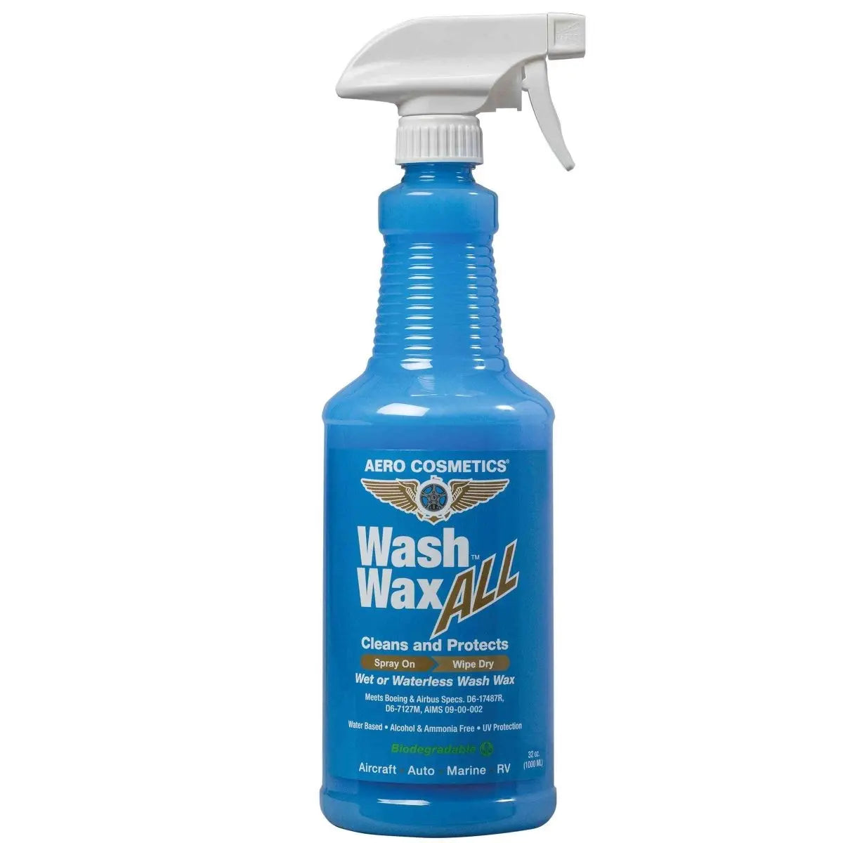 Wash Wax ALL™ 32 Fl. oz - Waterless Wash Cleaner and Protectant Wash Wax ALL