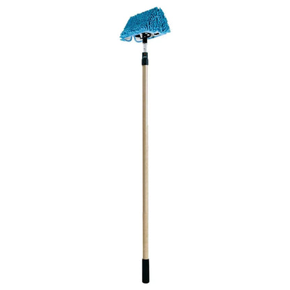 Waterless Mop 15" w/ Wooster Fiberglass Pole Wash Wax ALL