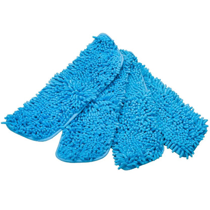 Waterless Wash Wax Mop 15" Pads 4-Pack - Blue Wash Wax ALL