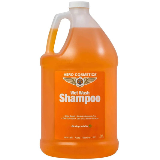 Wet Wash Shampoo 1 Gallon - High-Foaming, Gentle Effective Car Wash Shampoo Wash Wax ALL