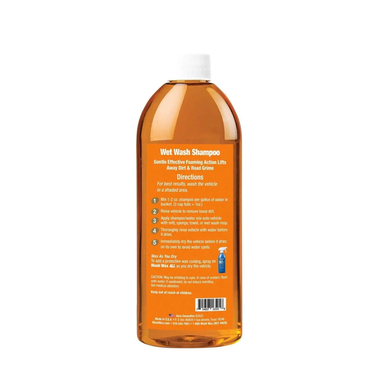 Wet Wash Shampoo 16oz - High-Foaming, Gentle Effective Car Wash Shampoo Wash Wax ALL