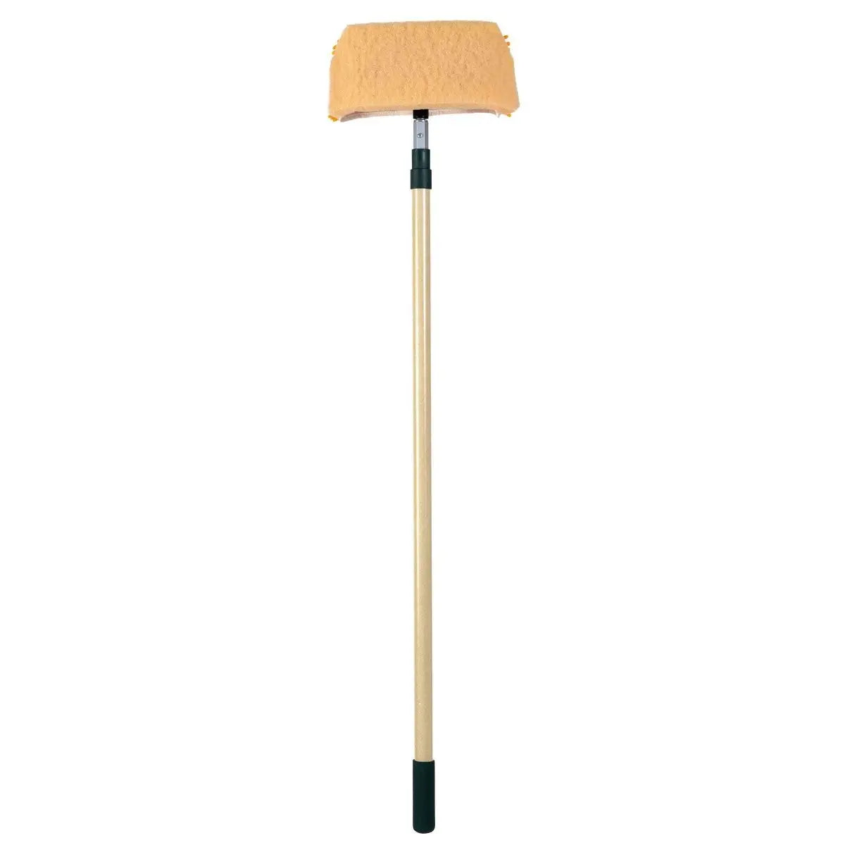 Wet or Waterless Mop 10" w/ Wooster Fiberglass Pole Wash Wax ALL