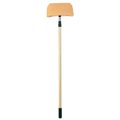 Wet or Waterless Mop 10" w/ Wooster Fiberglass Pole Wash Wax ALL